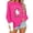 Hot Pink, variant on Halloween Sweatshirts for Women Ghost Reading Books Sweater Cute Spooky Graphic Long Sleeve Shirts Fall Pullover Tops Grey M