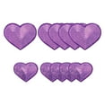 thumbnail image 1 of Parches de Lentejuelas en Forma de Corazón Uxcell para Planchar, Parche Bordado para Ropa y Accesorios Morado, 1 of 6