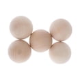 thumbnail image 2 of 5 bolas de madera lisas sin terminar para hacer joyas y manualidades. 5 centímetros, 2 of 9