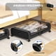 thumbnail image 4 of Cajas de Almacenamiento Bajo Cama con Ruedas y Tapa Transparente, 43,5x80x16 cm, Bolsas para Organizar Ropa de Dormitorio, Mantas, Zapatos, 2 Piezas, 4 of 7