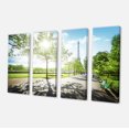 thumbnail image 2 of Paris Eiffel Towerat Matin Ensoleillé - Impression sur Toile Paysage, 2 of 3