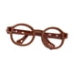 thumbnail image 3 of Gafas de sol artesanales para muñecas, gafas de disfraz, accesorio de vestuario, material PP Caqui, 3 of 9
