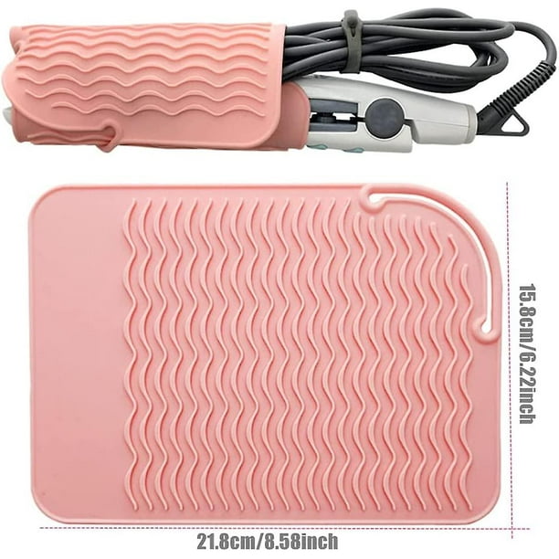 Heat pad top for straighteners