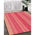 thumbnail image 3 of Ahgly Company Machine Washable Indoor Rectangle Transitional Red Area Rugs, 3' x 5', 3 of 7