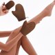 thumbnail image 4 of Paquete de 2 aplicadores de guantes autobronceadores | Guante de aceite de protección solar flocado de terciopelo de doble cara | Guante autobronceador sin rayas | Esponja de película de PE duradera, 4 of 9