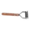 thumbnail image 1 of Dog Rake Brush, 2 in 1 Deshedding Double Sided Wooden Handle Knots Removal Pet Grooming Rake  for Dogs, 1 of 8
