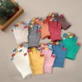 thumbnail image 2 of Guantes cálidos y cómodos para niños con cinco dedos pegatinas coche personalidad bebé guantes Otoño e Invierno niños y niñas Dedo de punto mano, 2 of 3
