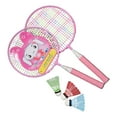 thumbnail image 2 of HILABEE Badminton Racket for Children Badminton Shuttlecocks for Kids Adults Outside Pink, 2 of 9