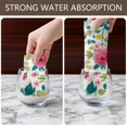 thumbnail image 6 of 6 Pcs Funny Kitchen Towels,Pioneer Flower Floral Print Pattern Microfiber Dish Towels,Kitchen Tea Towels,Kitchen Towel Set (18" X 26"), 6 of 7