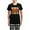 With Checker Pant, variant on CafePress - Women's Dark Pajamas - Women's Short Sleeve Print T-Shirt and Pants Dark Cotton Pajama Set