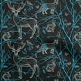 thumbnail image 1 of oneOone Georgette Viscose Medium Blue Fabric Animal Fabric For Sewing Printed Craft Fabric By The Yard 42 Inch Wide, 1 of 4