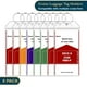 thumbnail image 1 of Portaetiquetas para Equipaje de Crucero ComfiTime Paquete de 8 Etiquetas Transparentes e Impermeables, 1 of 1