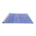 thumbnail image 2 of Ahgly Company Machine Washable Indoor Rectangle Solid Blue Modern Area Rugs, 8' x 12', 2 of 4