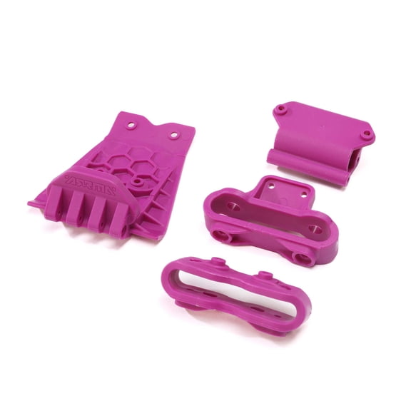 ARRMA Lower Skid And Bumper Mount Set - Purple ARA320769