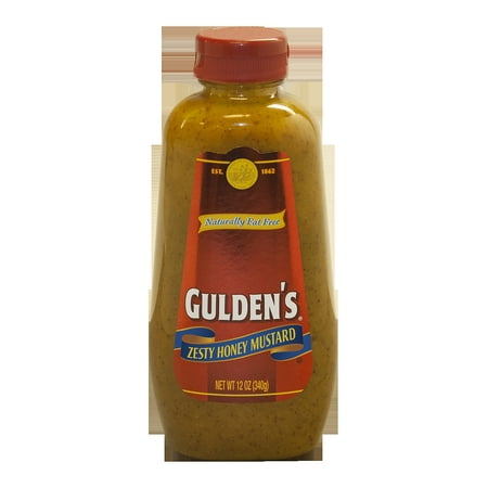 (4 pack) (4 Pack) Gulden's Zesty Honey Mustard, 12 oz.