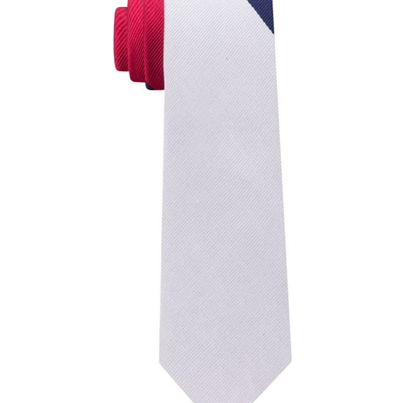 Tommy Hilfiger Mens Tri-Color Self-tied Necktie, Multicoloured, One Size