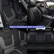 AOMSAZTO Seat Covers for Mazda CX-5/CX5 2013-2025 Ice Silk Leather Car seat Covers Full Set Summer Breathable