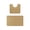 Khaki, variant on 2 Piece Bathroom Rug Set, U Shaped Toilet Rug and Bath Mat, Non Slip Latex Backing Absorbent Quick Dry Bathroom Floor Carpet for Shower Tub Sink Laundry Room, Washable Bathroom Mats,16"x24" & 16"x20"