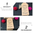 thumbnail image 3 of KAKOWELY Kraft Paper Gift Tag 100Pcs Kraft Paper Tags Gift Favors Baking Food Package Tags With Ropes3.74"X1.77"(LxW), 3 of 4