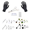 thumbnail image 1 of Professional Body Piercing Jewelry Tool Kit,,Black, 1 of 4