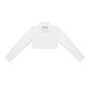 thumbnail image 5 of Camiseta corta de gimnasia de manga larga de color liso para niñas, para actuaciones en el escenario, ballet, baile, fitness, ropa deportiva, 5 of 5