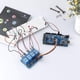 thumbnail image 3 of Módulo de relé Lab 4, módulo de relé de 4 canales de 5V Compatible con módulo de relé de 4 vías de 5V con microcontrolador de aislamiento optoacoplador, 3 of 5