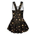thumbnail image 5 of Uourmeti Girls' Golden Star & Crescent Moon Swim Dress - Sleeveless Skirted One-Piece Bathing Suit | Quick Dry, Stretchy for Beach & Pool Fun, 5 of 8
