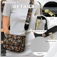 thumbnail image 5 of ZUXONGSY Hippie Skull Daisy Flower Print Shoulder Bag for Women Waterproof Crossbody Purse Casual Satchel with Adjustable Wide Strap for Travel Shopping, 5 of 7