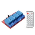 thumbnail image 2 of 4 Channel DC Relay Module 4 Channel Relay Module Receiver Set 4 Channel Relay Module Controller Set Infrared Remote Receiver Switch, 2 of 8