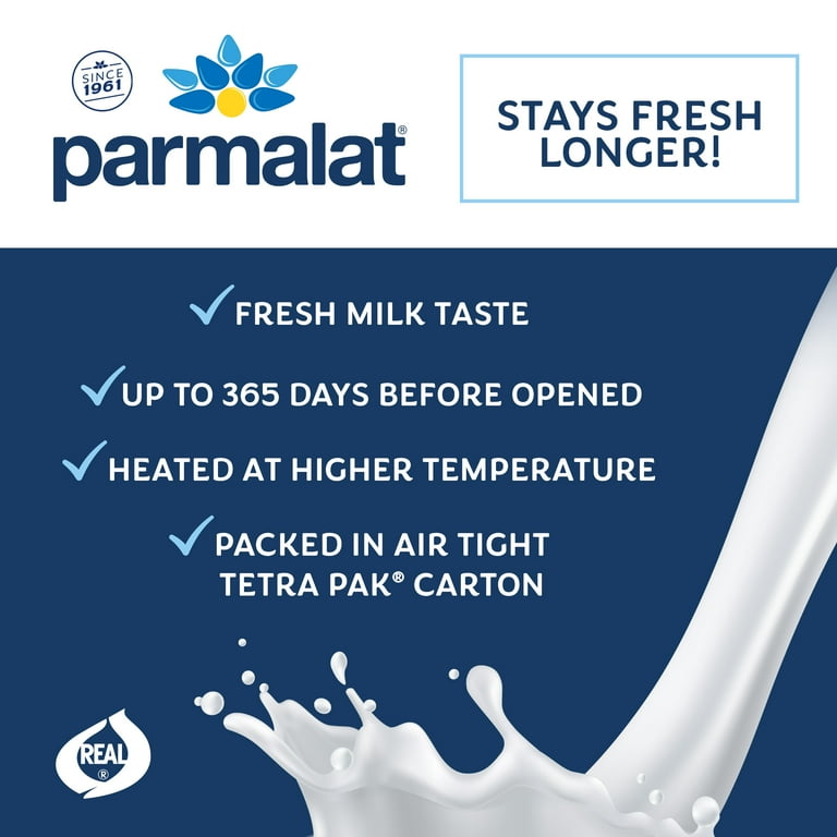 Parmalat UHT 2% Reduced Fat Milk, 32 fl oz, 6 Ct - Walmart.com