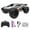 silver, variant on Remote Control Car with Lights Cool Styling Rechargeable High Speed Drift Stunt Model Toy 2.4GHz RC Race Car Off-Road Vehicle Toy Boys Toy Gift