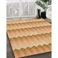 thumbnail image 3 of Ahgly Company Machine Washable Indoor Round Transitional Yellow Orange Area Rugs, 5' Round, 3 of 7