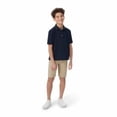 thumbnail image 4 of French Toast Boys School Uniform Short Sleeve Pique Polo Shirt, Sizes 4-20 & Husky, 4 of 5