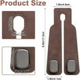 thumbnail image 3 of Tingzi Car Seat Back Storage Hook，2024 New Multipurpose Stylish Car Hooks for Headrest，Car Headrest Hooks for Purses and Bags Cute, Leather Headrest Hooks for Car, 3 of 5