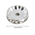 thumbnail image 4 of Spacer Charms Crystal DIY 50PCS Rhinestone Spacer Beads Loose Beads for Bracelet, 4 of 10