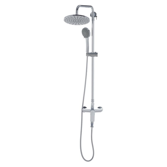 Safavieh Solea Leia Single Handle Shower Combination, Chrome