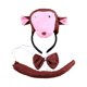 thumbnail image 5 of Conjunto de diadema con cola y pajarita de animal para disfrazarse, regalo de Halloween, cosplay para carnaval. Mono, 5 of 7