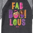 thumbnail image 3 of Barbie - Faboolous -  Toddler And Youth Raglan Graphic T-Shirt, 3 of 6