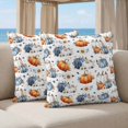 thumbnail image 5 of Pillow Covers 20x20 Set of 2, Fall Pumpkins Square Throw Pillow Covers for Couch/Sofa/Living Room, Thanksgiving Daisy Autumn Leaves Country Decorative Soft Pillowcases for Couch Throw Pillows, 5 of 9
