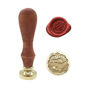 Merry Christmas Wax Seal Stamp Vintage Retro Arts Crafts Romantic Symbol Wax Seal Stamp Metal Stamp Fancy Greetings For Gift Packing Invitation Letter (Gold-Merry Christmas)