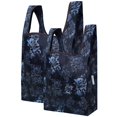 thumbnail image 1 of Wrapables JoliBag Collection Bolsa de compras reutilizable (juego de 2) Black Rose Shadow, 1 of 1