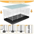 thumbnail image 5 of 20 Planes Guinea Pig Cages Enclosed Hamster Cage with Transparent Top & Waterproof Liner, Expandable Cage for Guinea Pigs, Metal Wire Yard Fence Rabbit Cage, 5 of 7