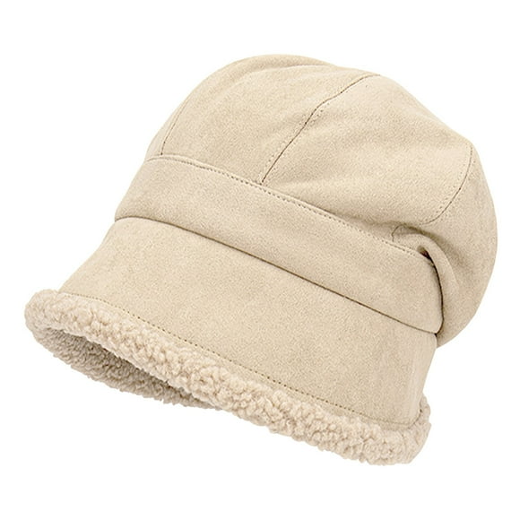 FhsagQ Hats Winter Hats for Men Bulk Cute and Versatile Solid Color Plush Bear Hat for Women Winter Warmth with Ear Mens Hats Fedora Large Trendy Winter Hats for Women 2024 Grey One Size