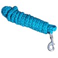 thumbnail image 2 of Horse Riding Poly Roping Lead Rope Blue 1/4 Inx8 Ft Snaps, 2 of 6