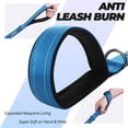 thumbnail image 3 of VIVAGLORY Laisse pour Chien Twingrip, Laisse pour Chien à Double Poignée pour l'Entraînement et la Marche avec Poignée de Circulation et 2 Boucles, Contrôle de la Circulation Réfléchissant Robuste pour Chiot Animal de Compagnie, 4 Pieds x 1 Po, Bleu, 3 of 6