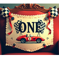 thumbnail image 4 of Race Car Themed One Year Old Banner Party Decoration Backdrop Background for Birthday Party Photo Booth Props Celebration Decorations, 4 of 4