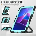 thumbnail image 5 of For Lenovo Tab TB-311XU/K10C TB-311FU Case 10.1 inch, 360 Rotating Shockproof Cover with Stand, Handle, Shoulder Strap, Sky Blue Panel, 5 of 7