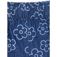 thumbnail image 2 of Garanimals Toddler Girl Print Denim Shorts with Ruffle Pocket, Sizes 18M-5T, 2 of 4