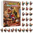 thumbnail image 2 of Horivan Festive Christmas Countdown Calendar with Daily Surprises, Durable Holiday Decor for Family Advent Tradition, Wall Hanging Seasonal Home Decoration, 2 of 9
