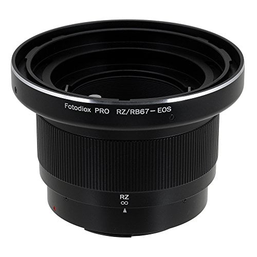 Fotodiox Pro Lens Mount Adapter - Mamiya RB67/RZ67 Mount Lens to Canon EOS (EF, EF-S) Mount SLR Camera Body with Built-in Focusing Helicoid